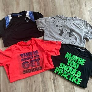 Lot is YMd Nike/Under armour t shirts